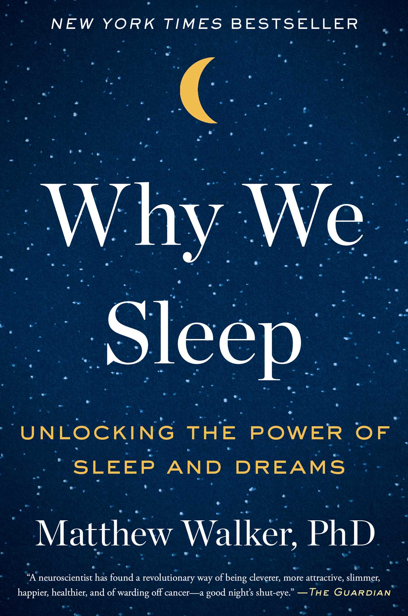 Cover of Why We Sleep Book
