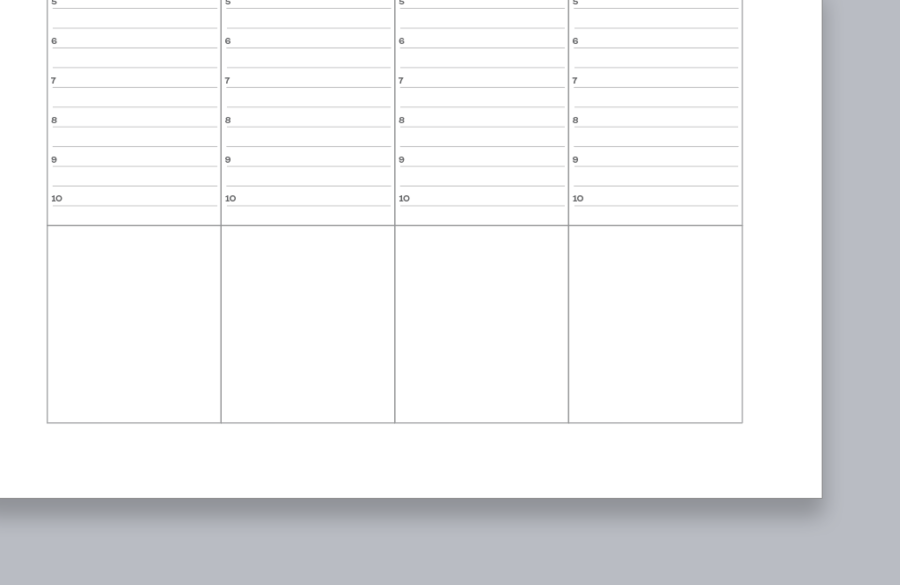 Vertical Weekly Planner Template PDF Download SortOutMy Life
