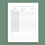 recipe template preview download pdf